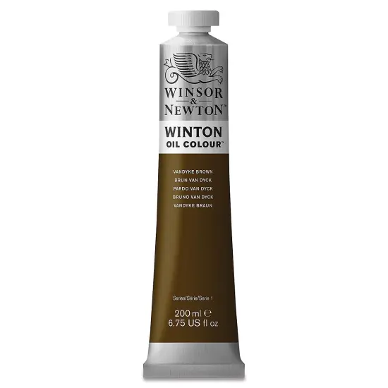 Winsor & Newton Winton Oil Color - Vandyke Brown, 200 ml tube {2}