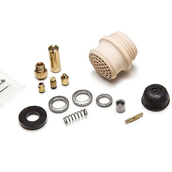 Petromax Complete Maintenance Kit for HK500 Pressure Lantern, 11 Piece Set Includes Burner, Mantles, Nozzle, Needle and More for Complete Rebuild or Maintenance of Petromax Lamp {3}