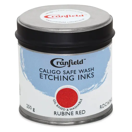 Cranfield Caligo Safe Wash Etching Ink - Rubine Red, 250 g Can {1}