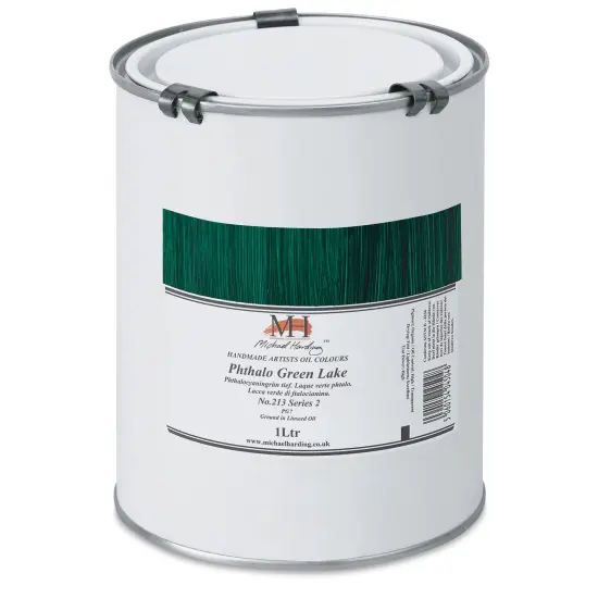 Michael Harding Artists Oil Color - Phthalo Green Lake, 1 Liter {1}