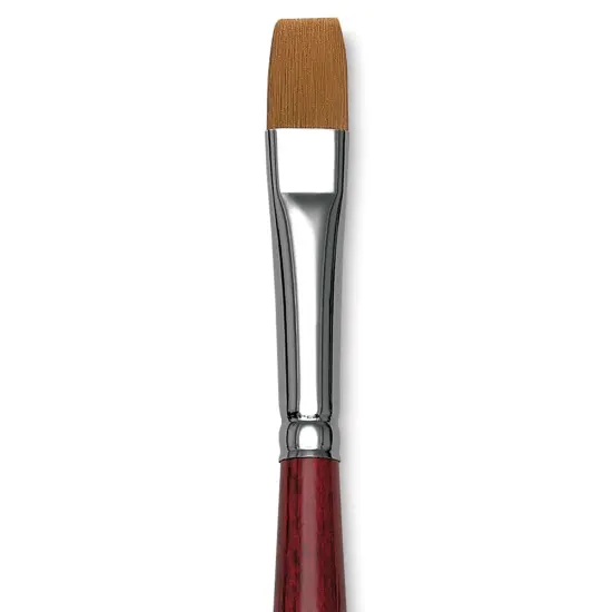 Da Vinci Cosmotop Spin Brush - Flat, Short Handle, Size 12 {1}