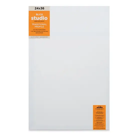 Blick Studio Stretched Cotton Canvas - Traditional Profile, 24" x 36" {1}