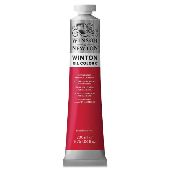 Winsor & Newton Winton Oil Color - Permanent Alizarin Crimson, 200 ml tube {2}