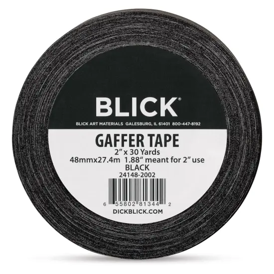 Blick Gaffers Tape - 2" x 30 yds, Black {1}