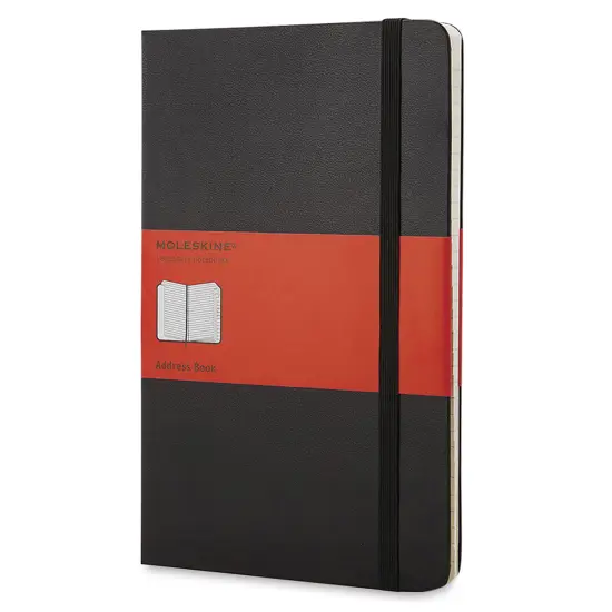 Moleskine Classic Notebook - Address Book, 8-1/4" x 5", 240 Pages {1}