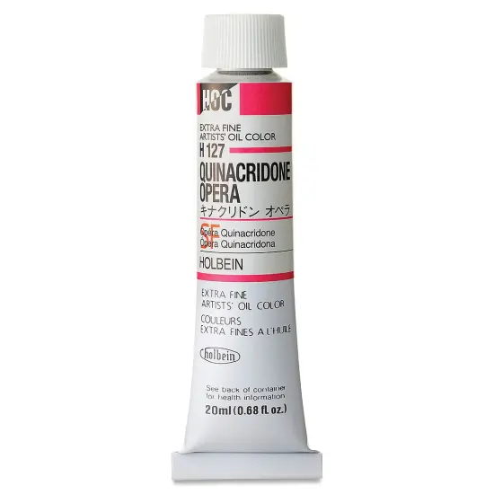 Holbein Artists' Oil Color - Quinacridone Opera, 20 ml tube {1}