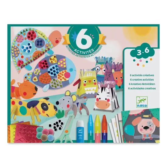 Djeco Le Petit Artist Creative Activities Kit - Animal Houses {1}