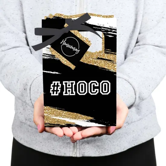 Big Dot of Happiness Hoco Dance - Homecoming Party Favor Boxes - Set of 12 {6}