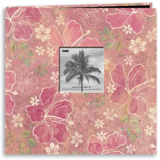 Pioneer Tropical Post Bound Album 12"X12"-Hibiscus {1}