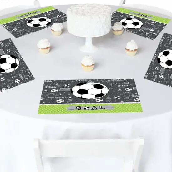 Big Dot of Happiness Goaaal - Soccer - Paper Birthday Party Coloring Sheets - Activity Placemats - Set of 16 {4}