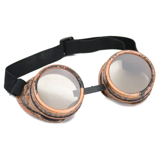 Steampunk Goggles Costume Accessories - Cyber Victorian Welding Glasses - 1 Piece {6}