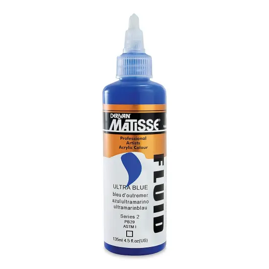 Matisse Fluid Acrylic - Ultra Blue, 135 ml {1}