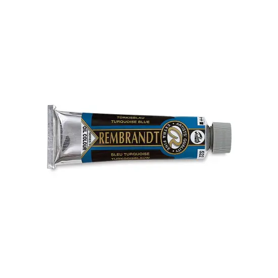 Rembrandt Artists' Oil Color - Turquoise Blue, 150 ml tube {2}