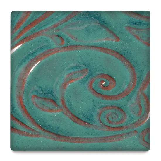 Amaco Opalescent Glaze - Pint, Turquoise {1}