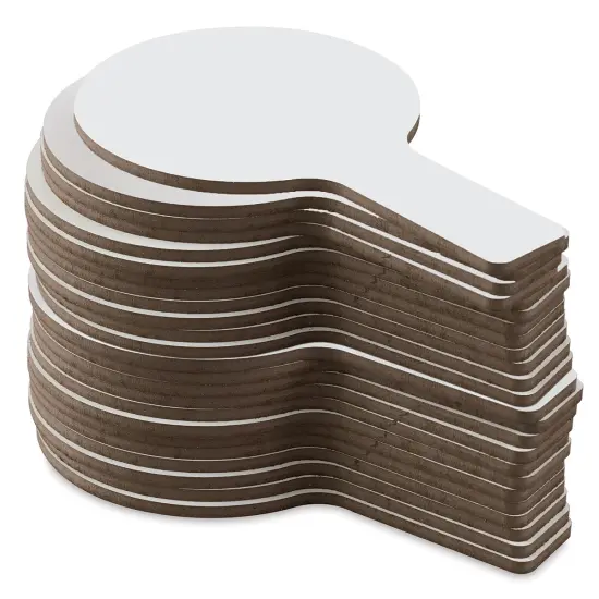 Flipside Single-Sided Dry Erase Answer Paddles - Pkg of 24 {2}