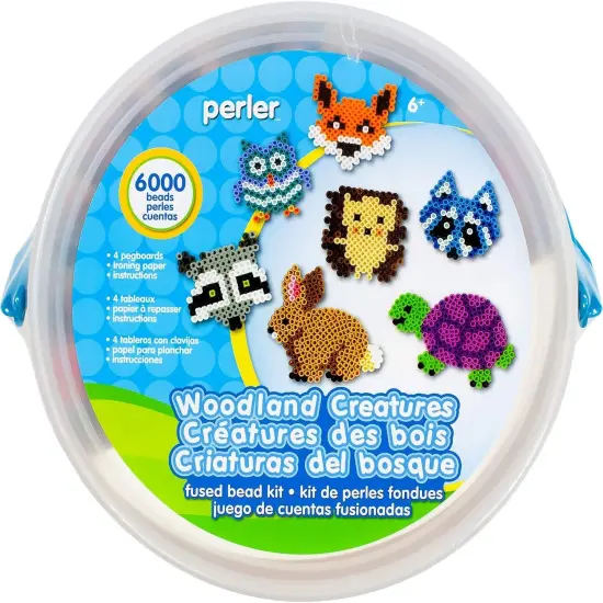 Perler Fused Bead Bucket Kit-Woodland Creatures {2}
