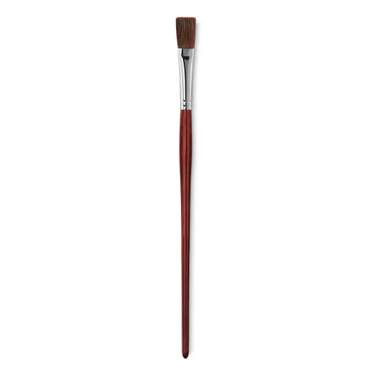 Utrecht Tuscan Synthetic Flat - Size 6, Long Handle {2}