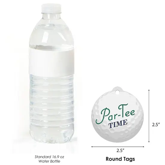 Big Dot of Happiness Par-Tee Time - Golf - Birthday or Retirement Party Favor Gift Tags (Set of 20) {4}