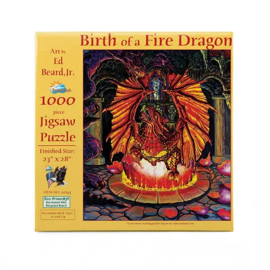 Sunsout Birth of a Fire Dragon 1000 pc Jigsaw Puzzle 20144 {4}