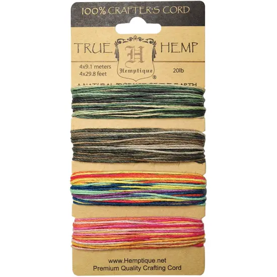 Hemptique Hemp Cord 20lb 120' {2}