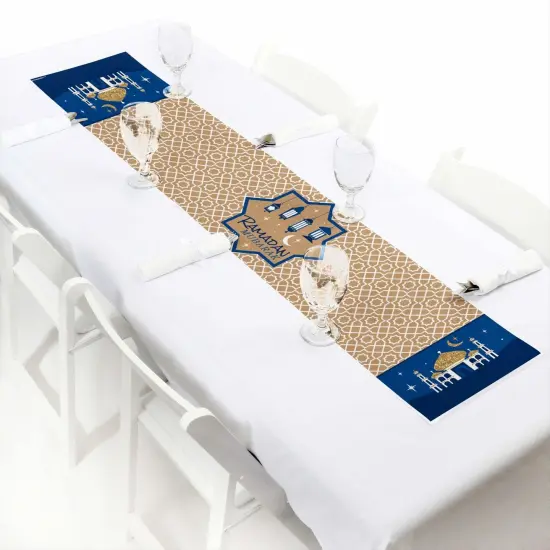 Big Dot of Happiness Ramadan - Petite Eid Mubarak Paper Table Runner - 12 x 60 inches {1}