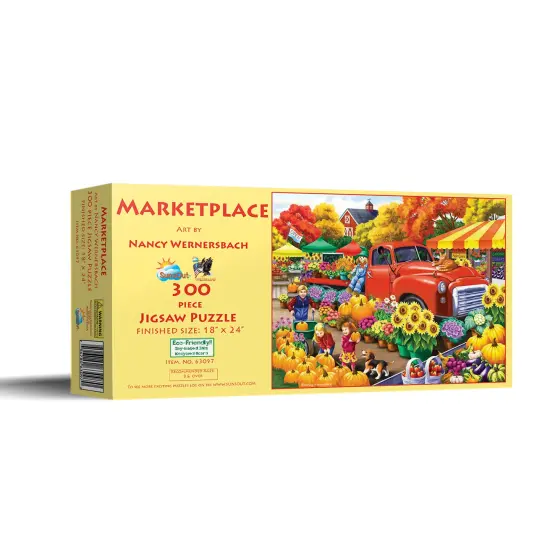 Sunsout Marketplace 300 pc Jigsaw Puzzle 63097 {3}