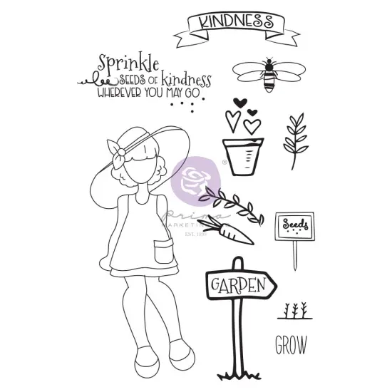 Prima Marketing Inc Julie Nutting Meg Stamps 655350913267 {1}