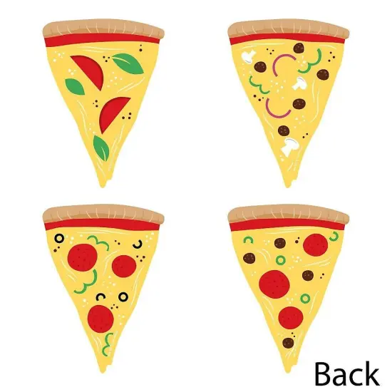 Big Dot of Happiness Pizza Party Time - Decorations DIY Baby Shower or Birthday Party Essentials - Set of 20 {4}