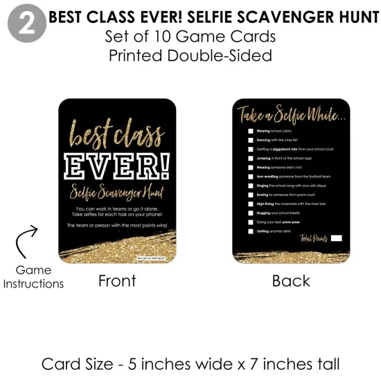 Big Dot of Happiness Reunited - 4 School Class Reunion Party Games - 10 Cards Each - Gamerific Bundle {7}