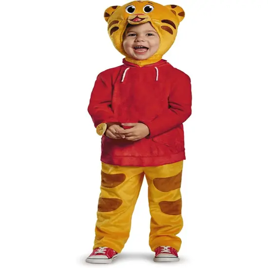 Boy's Daniel Tiger's Neightborhood Daniel Tiger Deluxe Costume {1}