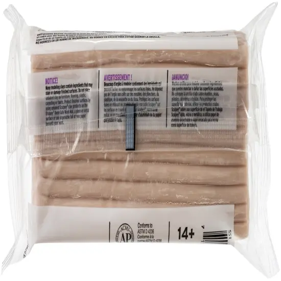 Super Sculpey Polymer Clay 1lb-Beige {3}