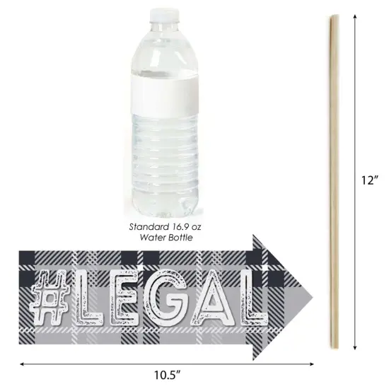 Big Dot of Happiness Funny Finally 21 - 21st Birthday - Party Photo Booth Props Kit - 10 Piece {4}