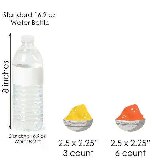 Big Dot of Happiness Holi Hai - DIY Shaped Festival of Colors Party Cut-Outs - 24 Count {7}