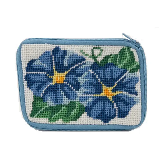 Coin Purse - Morning Glory - Needlepoint Kit Multicolor {1}
