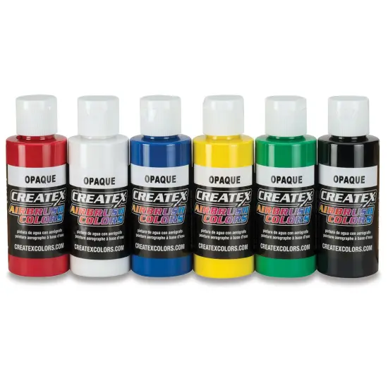 Createx Airbrush Color - 2 oz, Set of 6, Opaque {2}