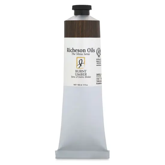 Shiva Signature Artist Oil Color - Burnt Umber, 5 oz Tube {1}