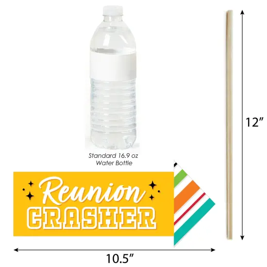 Big Dot of Happiness Funny Still Got Class - High School Reunion Party Photo Booth Props Kit - 10 Piece {4}