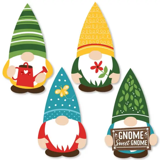Big Dot of Happiness Garden Gnomes - DIY Shaped Forest Gnome Party Cut-Outs - 24 Count {1}