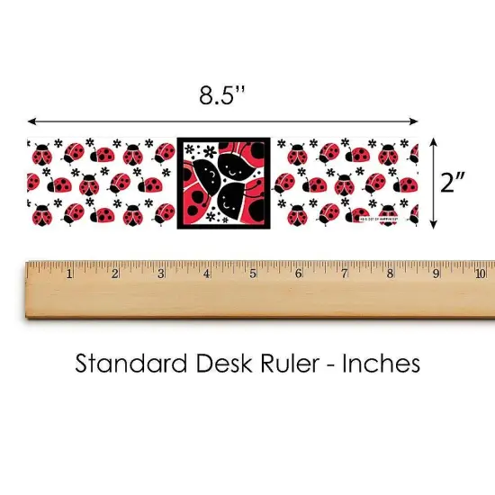 Big Dot of Happiness Happy Little Ladybug - Baby Shower or Birthday Party Water Bottle Sticker Labels - Set of 20 {6}