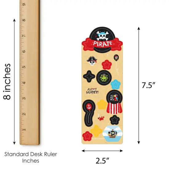 Big Dot of Happiness Pirate Ship Adventures - Skull Birthday Party Favor Kids Stickers - 16 Sheets - 256 Stickers {4}