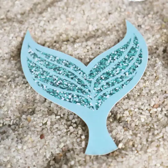 Big Dot of Happiness Let's Be Mermaids - DIY Shaped Baby Shower or Birthday Party Cut-Outs - 24 Count {4}