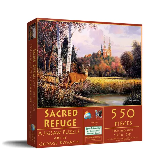 Sunsout Sacred Refuge 550 pc Jigsaw Puzzle 75137 {3}