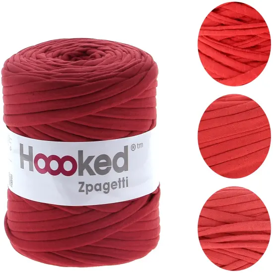 Multipack of 4 - Hoooked Zpagetti Yarn-Fiesta Red {2}
