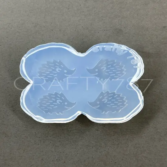 Hedgehog Porcupine Stud Earring Silicone Mold (B13) {5}