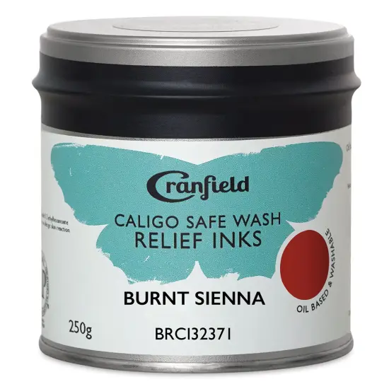 Cranfield Caligo Safe Wash Relief Ink - Burnt Sienna Hue, 250 g {1}