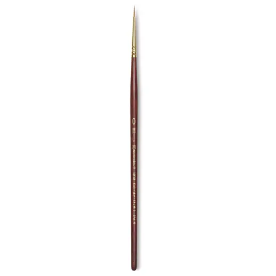 Escoda Reserva Kolinsky-Tajmyr Sable Brush - Pointed Round, Short Handle, Size 0 {1}