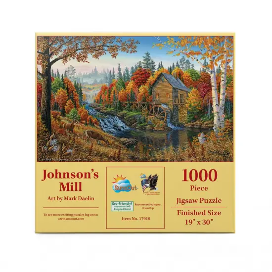 Sunsout Johnson's Mill 1000 pc Jigsaw Puzzle 17918 {4}