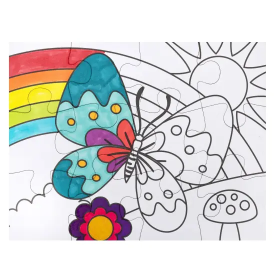 Colorbok Make It Colorful! Color Your Own PUzzles 3/Pkg-Fantasy {6}