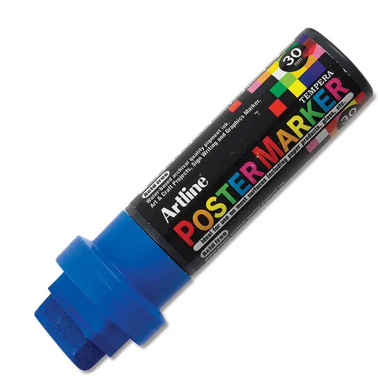 Artline Poster Markers - 30 mm Tip, Blue {1}