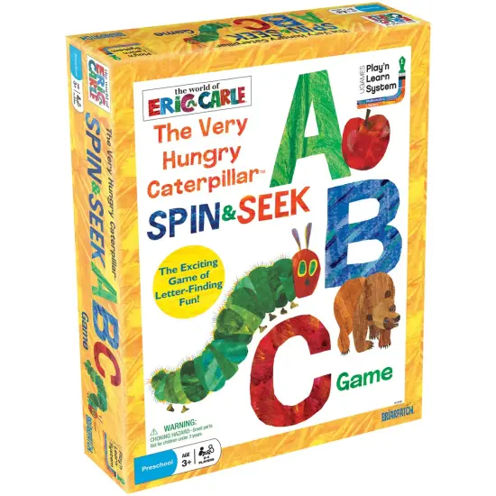 Briarpatch Very Hungry Caterpillar Spin & Collect ABC Game {2}